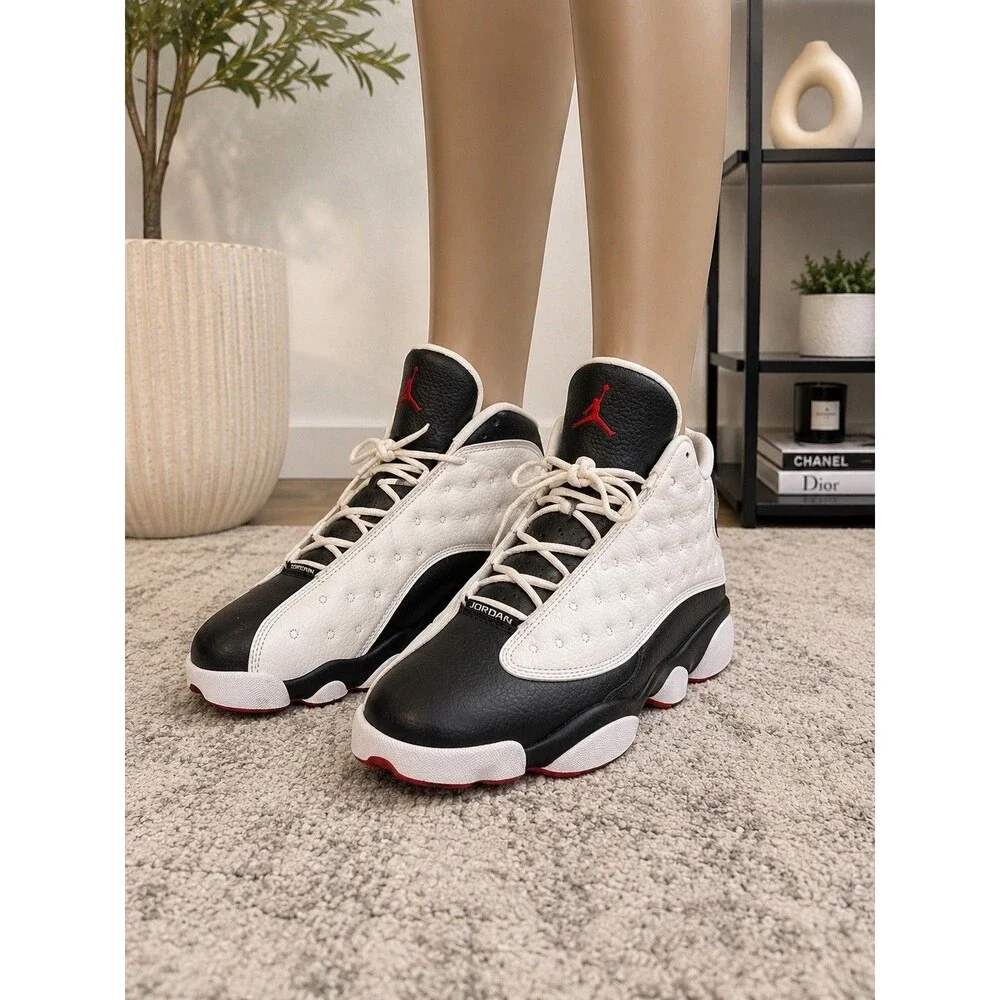 Air Jordan 13 Retro (2018), style 414571-104, White/True Red/Black SZ 10